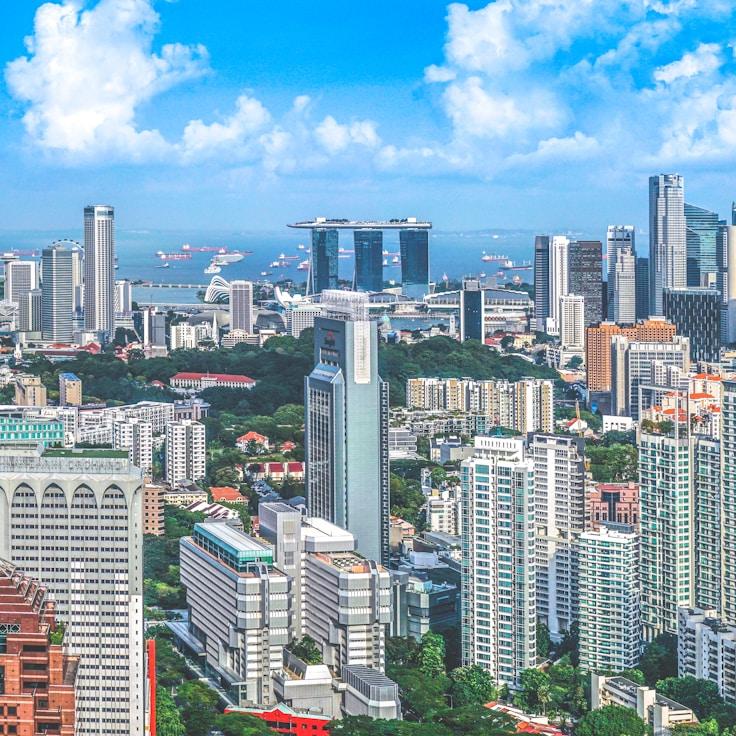 City skyline in Paris, France